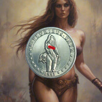 Sexy Dragon Girl -  Novelty Coin