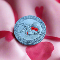 Sexy Winking Anime Girl - Novelty Coin