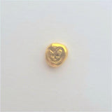 Heart & Cross - 1 Gram .999 Fine 24K Gold Art Round - Hand Poured - Certified