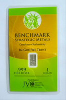Green - 1 Grain .999 Fine Silver Bullion Bar - In COA Card