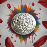 Zombie Indian Head -  .999 Fine Zinc Art Round ( 70 - 80 Grams ) - With Certificate of Authenticity