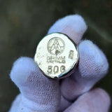 Konungdómr - 50 Gram .999 Fine Silver Art Round - Hand Poured - Certified