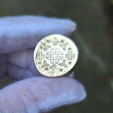 Konungdómr - 50 Gram .999 Fine Silver Art Round - Hand Poured - Certified