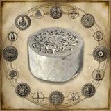 Konungdómr - 50 Gram .999 Fine Silver Art Round - Hand Poured - Certified