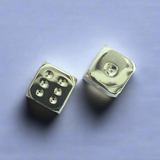 Set of Silver Plated Dice