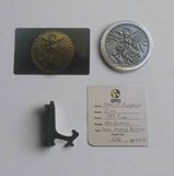 Femina Angelum - Deluxe Hand Poured & Laser Etched .999 Fine Zinc Art Round - Certified