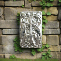 Celtic Cross - 5 Troy Ounce .999 Fine Zinc Art Bar - With Certificate of Authenticity