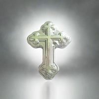 Medieval Cross - 5 Troy Ounce .999 Fine Zinc Art Bar - With Certificate of Authenticity