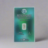 2 Grain .999 Fine Silver Bullion Bar - In COA Card