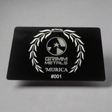 'Murica - Deluxe Hand Poured & Laser Etched .999 Fine Zinc Art Round - Certified