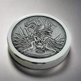 Femina Angelum - Deluxe Hand Poured & Laser Etched .999 Fine Zinc Art Round - Certified