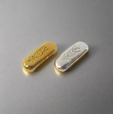 Fylkir & Dróttning - Set of 1/4 Troy Ounce Hand Poured .999 Fine Silver Art Bars - 24K Gold Electroplated - Only 3 Sets Remain