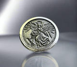 Femina Angelum - Deluxe Hand Poured & Laser Etched .999 Fine Zinc Art Round - Certified