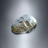Skull -  .999 Fine Zinc Art Bar ( 115 -125 Grams ) - With Certificate of Authenticity
