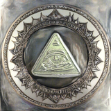 Eye of Providence - .999 Fine Zinc Art Bar ( 45 - 50 Grams ) - With Certificate of Authenticity