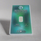 2 Grain .999 Fine Silver Bullion Bar - In COA Card