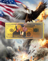 Trump - $100 24K Gold Foiled Novelty Federal Reserve Note