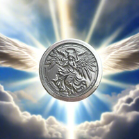 Femina Angelum - Deluxe Hand Poured & Laser Etched .999 Fine Zinc Art Round - Certified