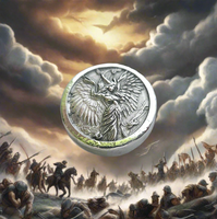 Valkyrie - Deluxe 1 Troy Ounce Poured .999 Fine Zinc Art Round - Laser Etched - Certified
