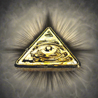 Eye of Providence - .9999 Fine Bismuth Art Bar - Natural Toning - ( 50 - 60 Grams ) - With Certificate of Authenticity