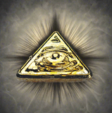 Eye of Providence - .9999 Fine Bismuth Art Bar - Natural Toning - ( 50 - 60 Grams )