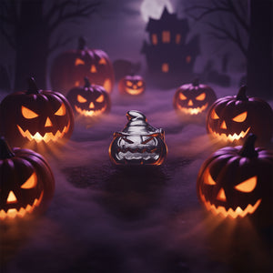Jack-Ó-Lantern - .999 Fine Zinc Art Round ( 80 - 90 Grams ) - With Certificate of Authenticity