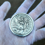 'Murica - Deluxe Hand Poured & Laser Etched .999 Fine Zinc Art Round - Certified