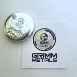 Toxic Radiation  - .999 Fine Zinc Art Round ( 80 - 90 Grams ) - With Certificate of Authenticity