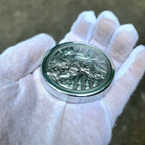 'Murica - Deluxe Hand Poured & Laser Etched .999 Fine Zinc Art Round - Certified