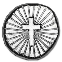 1/2 Troy Ounce .999 Fine Hand Poured Silver Round - Christian Cross