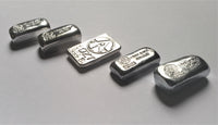 5 Piece Set - 1 Troy Ounce Hand Poured Bullion Bars - .999 Fine Indium - Tin - Bismuth - Lead - Zinc