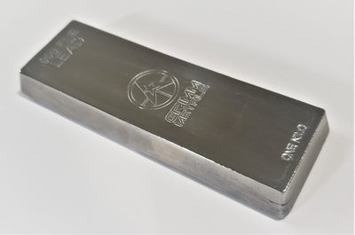 1 Kilo .999 Fine Lead Bullion Bar