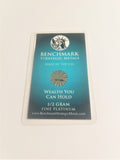 1/2 Gram .999 Fine Platinum Bullion Bar