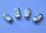 Set of Four 5 Gram .999 Fine Silver Art Bars - Christmas Themed - 2 Sets Remain