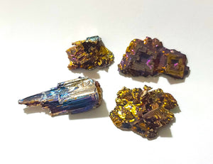 53 Gram set of .9999 Fine Bismuth Crystals - B7