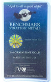 Merry Christmas Santa - 1/4 Grain .999 Fine 24k Gold Bullion Bar In COA Card