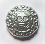 Aztec Skull  - 3 Troy Ounce .999 Fine Zinc Art Round