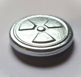Toxic Radiation  - .999 Fine Zinc Art Round ( 80 - 90 Grams )