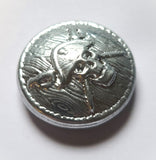 Jolly Roger - .999 Fine Zinc Art Round ( 70 - 80 Grams )
