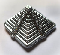 Pyramid  - 10 Troy Ounce .999 Fine Zinc Art Bar - with Certificate of Authenticity