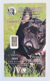 1 Grain .999 Fine Silver Bullion Bar - Dog Series - French Bulldog