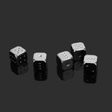 Set of Silver plated dice