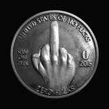 Zero Fucks - Middle Finger Novelty Coin
