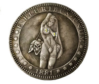 Sexy Dragon Girl Novelty Coin