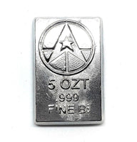 5 Troy Ounce .999 Fine Bismuth Bullion Bar