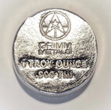 Hemp Leaf - 1 Troy Ounce .999 Fine Tin Round
