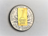 1 Grain .9999 Fine 24k Gold Bullion Bar
