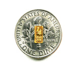 American Flag - 1/4 Grain .999 Fine 24k Gold Bullion Bar - In COA Card