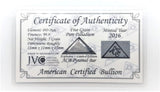 5 Grain .999 Fine Palladium Bullion Pyramid Bar