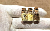 Stocking Stuffer - Gold - Frankincense - Myrrh - in a black velvet pouch